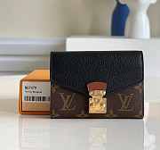 Louis Vuitton Pallas Compact Black Wallet  M67478  13 x 9.3 x 1 cm - 1