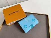 Louis Vuitton Victorine Wallet Blue 12 x 9.5 x 1.5 cm - 4