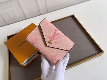Louis Vuitton Victorine Wallet Pink 12 x 9.5 x 1.5 cm