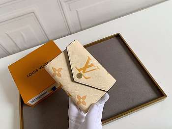 Louis Vuitton Victorine Wallet Yellow 12 x 9.5 x 1.5 cm