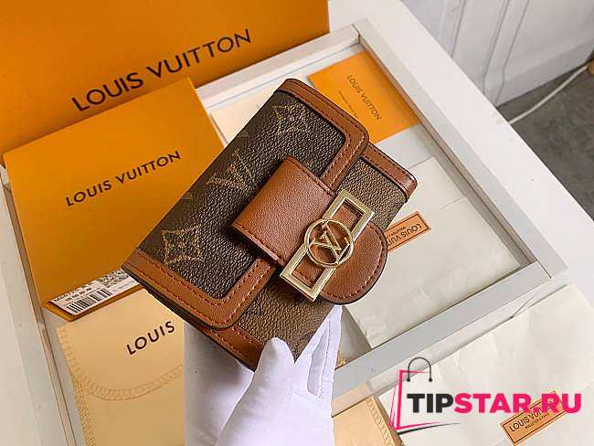 Louis Vuitton Dauphine Compact Wallet M68725 Size 12.0 x 9.5 x 3.5 cm - 1