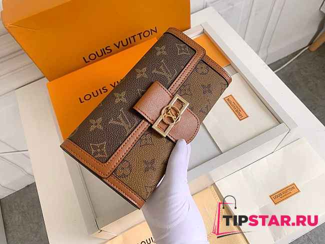 Louis Vuitton Dauphine Long Wallet M68723 Size 20 x 11 cm - 1