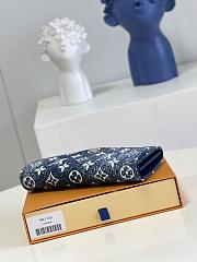 Louis Vuitton Sarah Wallet  Navy Blue M81183 Size 19 x 10.5 x 2cm - 6