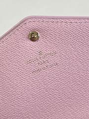 Louis Vuitton Sarah Wallet Rose M81183 Size 19 x 10.5 x 2cm - 6