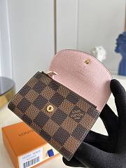 Louis Vuitton Rosalie Coin Purse Damier Ebene M62361 Size 11 x 8 x 2.5 cm - 6