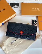 Louis Vuitton Emilie Wallet M68327 Size 19 x 10 x 2 cm - 1