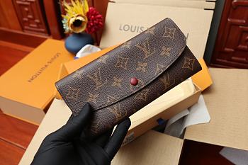Louis Vuitton Emilie Wallet  M60696 Size 19 x 10 x 2 cm