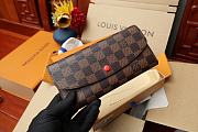 Louis Vuitton Emilie Wallet  M60136 Size 19 x 10 x 2 cm - 1