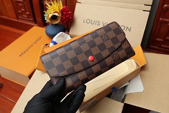 Louis Vuitton Emilie Wallet  M60136 Size 19 x 10 x 2 cm