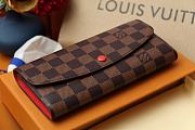 Louis Vuitton Emilie Wallet  M60136 Size 19 x 10 x 2 cm - 3
