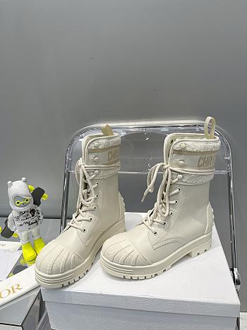 Boot Christian Dior d-major ankle boot white 43123135