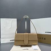 jacquemus bambino shoulder bag beige 2036 size 28x13.5x6 cm - 1