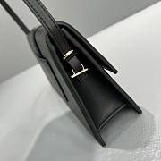jacquemus bambino shoulder bag black 2036 size 28x13.5x6 cm - 4