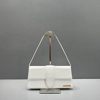 jacquemus bambino shoulder bag white 2036 size 28x13.5x6 cm