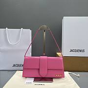 jacquemus bambino shoulder bag Pink Leather 2036 size 28x13.5x6 cm - 1