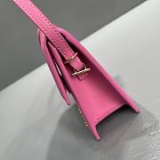 jacquemus bambino shoulder bag Pink Leather 2036 size 28x13.5x6 cm - 4