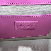 jacquemus bambino shoulder bag Pink Leather 2036 size 28x13.5x6 cm - 5