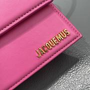 jacquemus bambino shoulder bag Pink Leather 2036 size 28x13.5x6 cm - 6