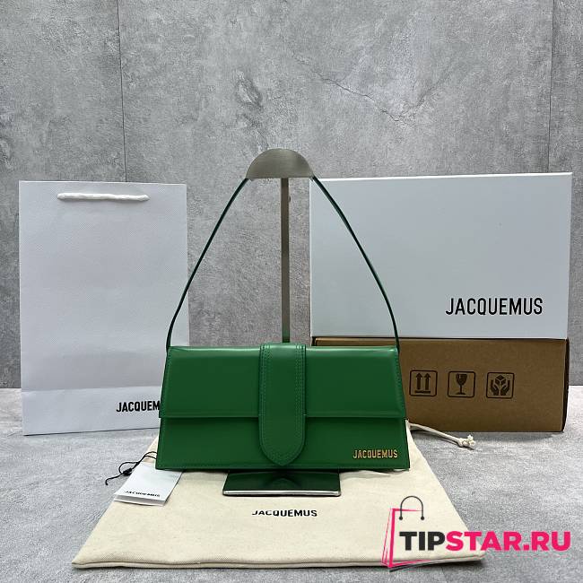 jacquemus bambino shoulder bag Green 2036 size 28x13.5x6 cm - 1