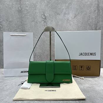 jacquemus bambino shoulder bag Green 2036 size 28x13.5x6 cm