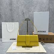 jacquemus bambino shoulder bag yellow 2036 size 28x13.5x6 cm - 1