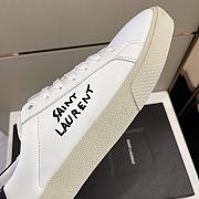 YSL Court Classic White Sneaker - 4