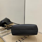 Fendi frist small black leather bag 8bp129 Size 26×18×9.5cm - 2