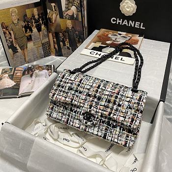 Chanel Woven Wool CF Size 25 cm