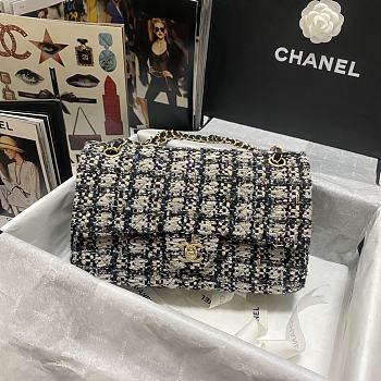 Chanel Woven Wool CF 11124 Size 25x16x7 cm
