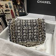 Chanel Woven Wool CF 11124 Size 25x16x7 cm - 3
