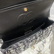 Chanel Woven Wool CF 11124 Size 25x16x7 cm - 6