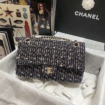 Chanel Woven Wool CF 11126 Size 25x16x7 cm
