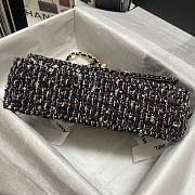 Chanel Woven Wool CF 11126 Size 25x16x7 cm - 4