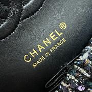 Chanel Woven Wool CF 11126 Size 25x16x7 cm - 3