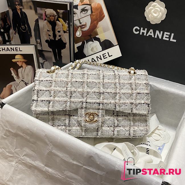 Chanel Woven Wool CF 11127 Size 25x16x7 cm - 1