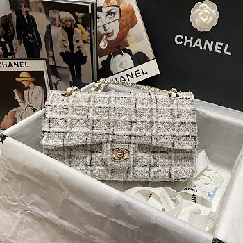 Chanel Woven Wool CF 11127 Size 25x16x7 cm