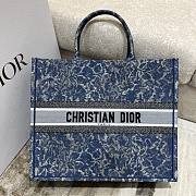 Dior Book Tote Blue 316608 Size 42x35x18 cm - 1