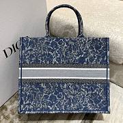 Dior Book Tote Blue 316608 Size 42x35x18 cm - 2