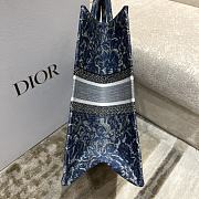 Dior Book Tote Blue 316608 Size 42x35x18 cm - 3