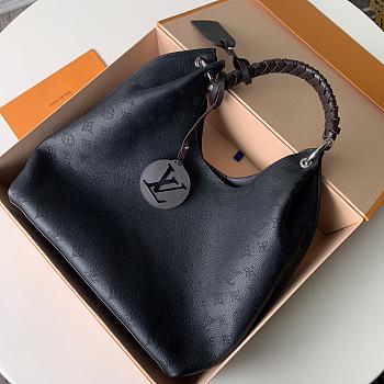 Louis Vuitton Black Mahina M53188 Size 35x40x17 cm