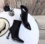 YSL Opyum 110 YSL Black Heeled Boots  - 6