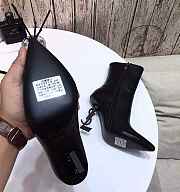 YSL Opyum 110 YSL Black Heeled Boots  - 3