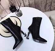 YSL Opyum 110 YSL Black Heeled Boots  - 2