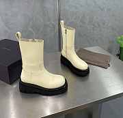 Bottega Veneta Lug White Boots - 1