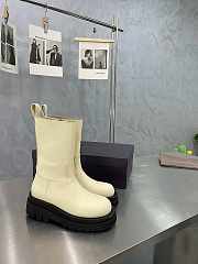 Bottega Veneta Lug White Boots - 4