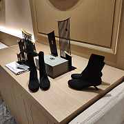  Balenciaga Black Elastic Ankle Boot - 3