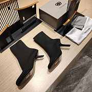  Balenciaga Black Elastic Ankle Boot - 2