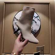 Balenciaga White Elastic Ankle Boot - 2