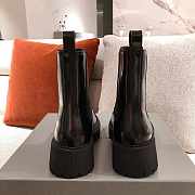 Balenciaga Tractor Leather Chelsea Boots - 5