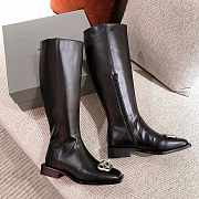 Balenciaga Black Rim BB Zipped Long Boots - 3